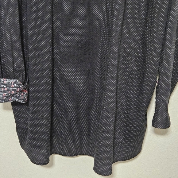 Mens Sloane longs sleeve floral contrasting cuffs size 3x - Picture 13 of 14